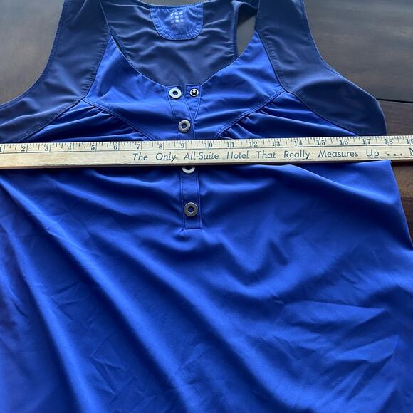Title Nine Blue Nimblene Golf Tank Dress with pocket Medium - Picture 8 of 12